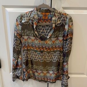 Tory Burch Colorful Patterned Blouse